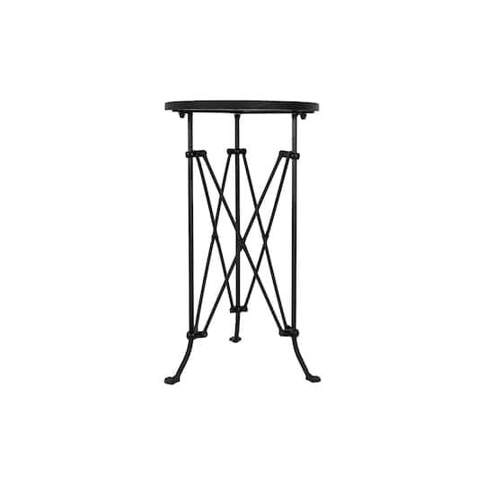 Hello Honey® 15" Metal Oval Tray-Style Accent Table